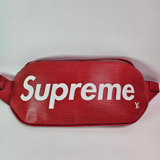 Louis Vuitton x Supreme Red Epi Leather Bum Bag