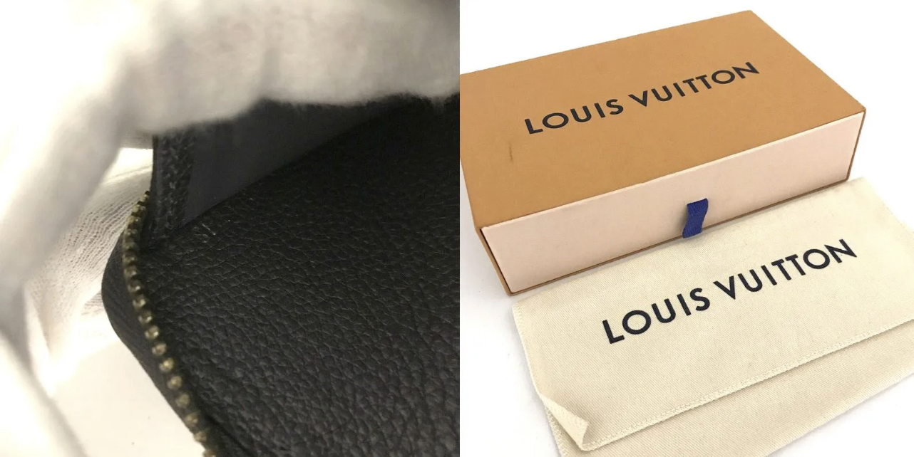 Louis Vuitton Gray Studded Empreinte Long Zip Wallet